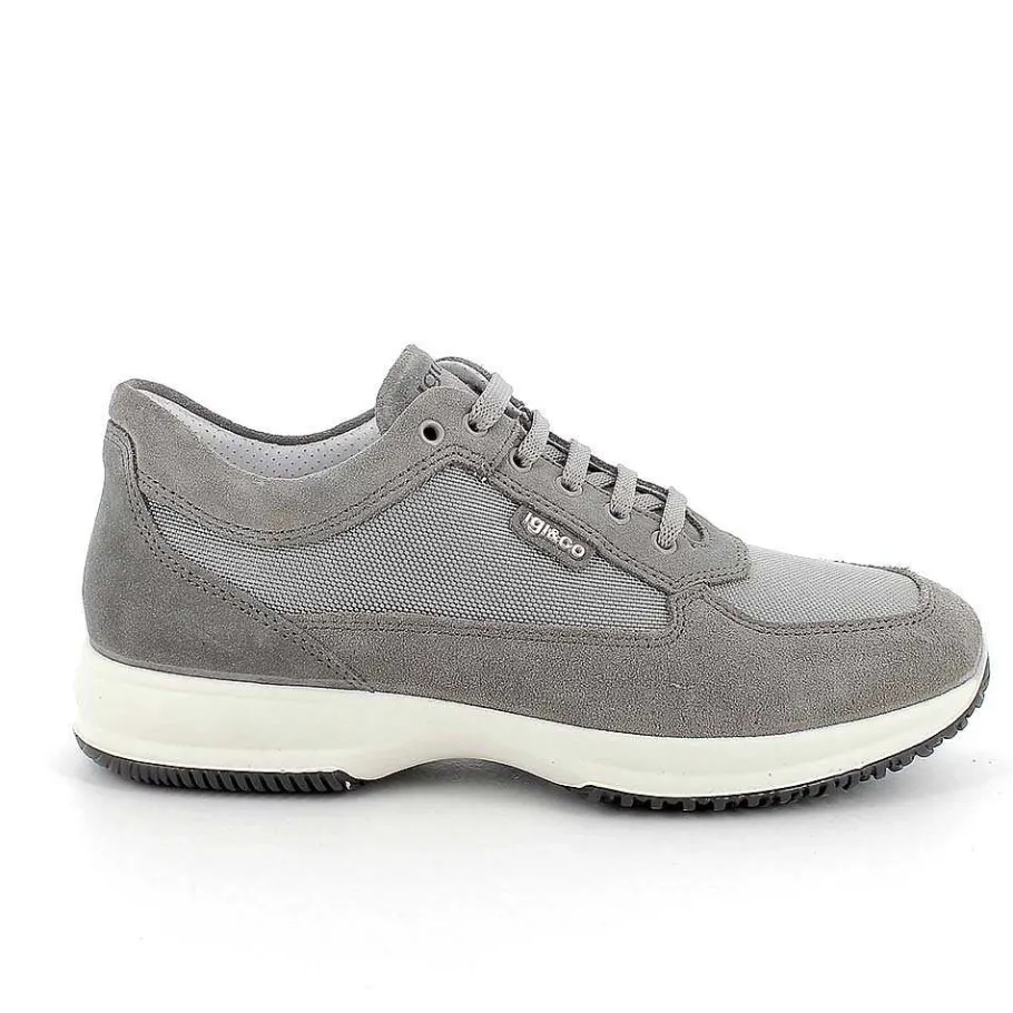 Man Igi&Co Sneakers-Asphalt Men'S Sneakers