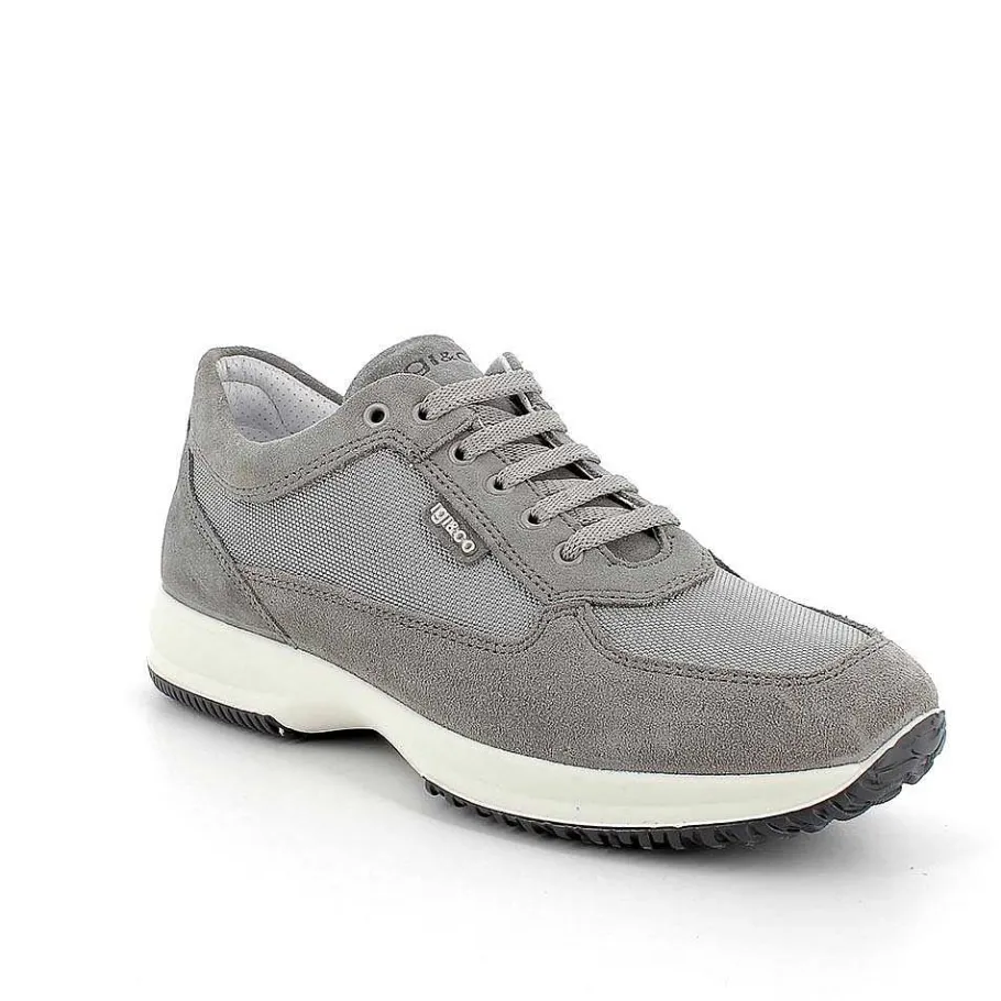 Man Igi&Co Sneakers-Asphalt Men'S Sneakers