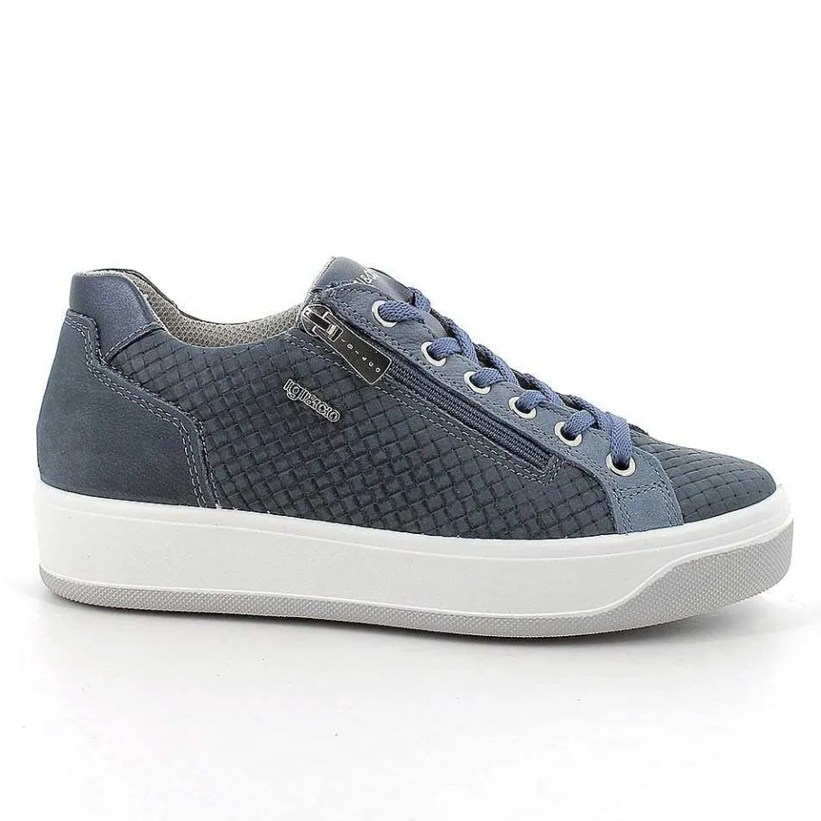 Woman Igi&Co Sneakers-Avio Women'S Leather Sneakers