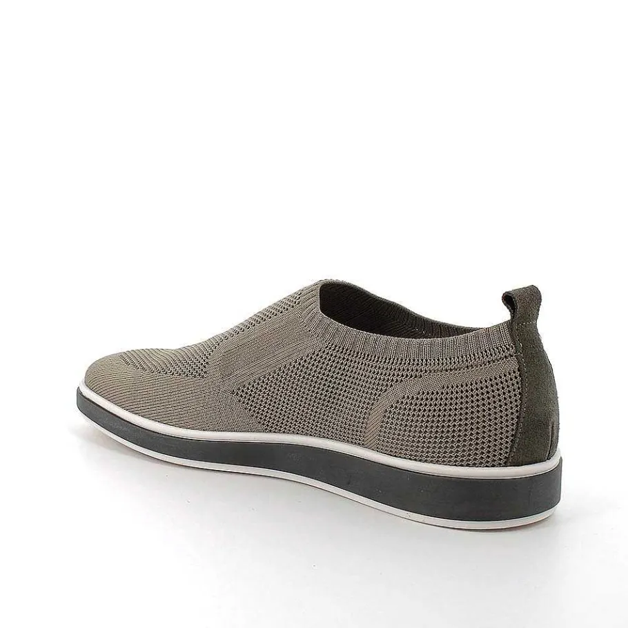 Man Igi&Co Moccasins And Flat Shoes-Beige Men'S Slip On Sock