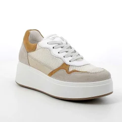 Woman Igi&Co Wedges-Beige Women'S Wedge Sneakers