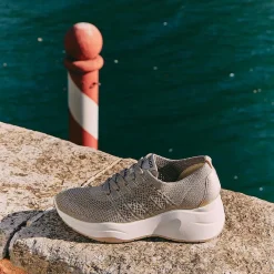 Woman Igi&Co Wedges-Beige-Platinum Women'S Wedge Sneakers