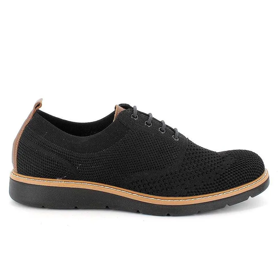Man Igi&Co Lace Up-Black Men'S Lace-Ups