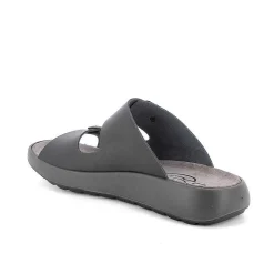 Man Igi&Co Eco-Sustainable Shoes-Black Men'S Leather Sandals