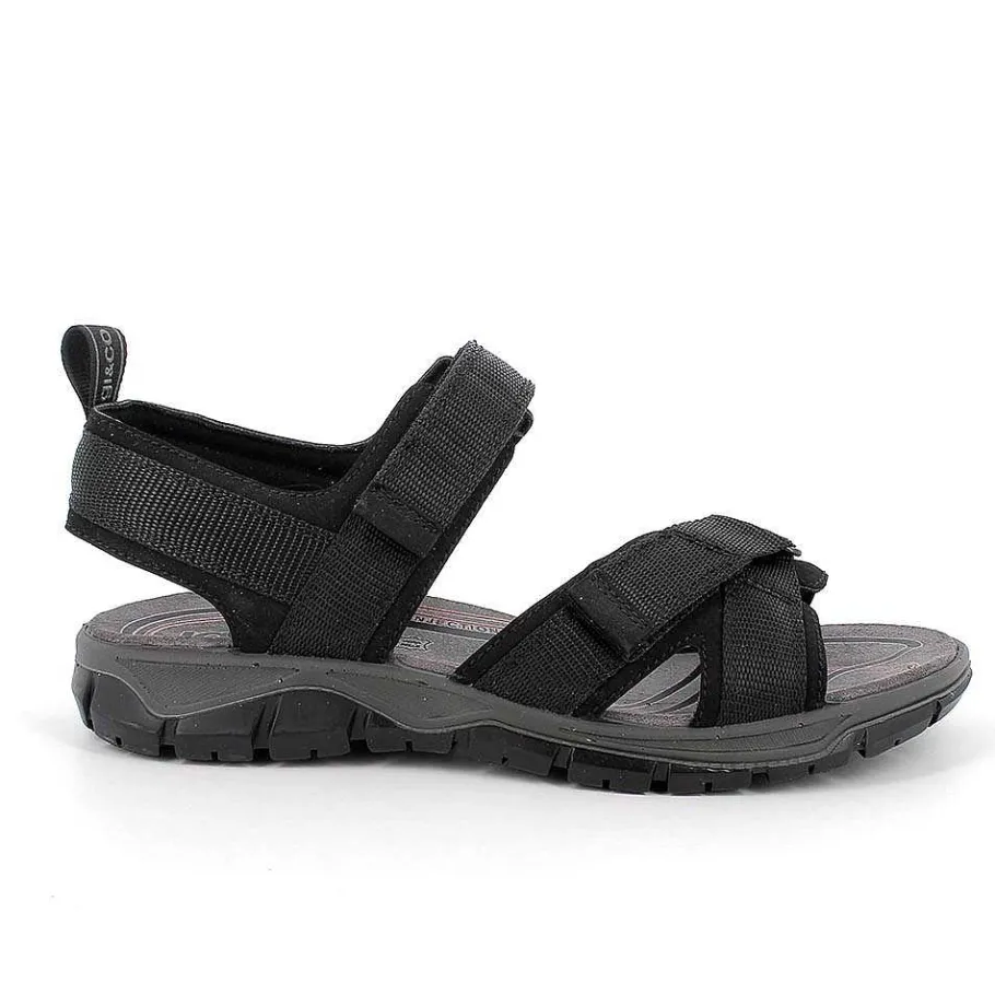 Man Igi&Co Sandals-Black Men'S Sandals