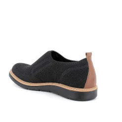 Man Igi&Co Moccasins And Flat Shoes-Black Men'S Sock Sneakers