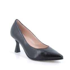 Woman Igi&Co Heeled Shoes-Black Women'S Leather Heeled Pumps