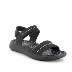 Woman Igi&Co Eco-Sustainable Shoes-Black Women'S Leather Sandals