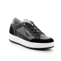 Woman Igi&Co Sneakers-Black Women'S Leather Sneakers