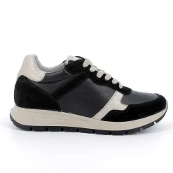 Woman Igi&Co Sneakers-Black Women'S Leather Sneakers