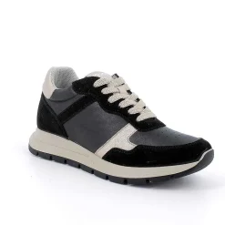 Woman Igi&Co Sneakers-Black Women'S Leather Sneakers