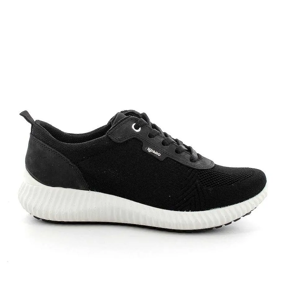 Woman Igi&Co Sneakers-Black Women'S Sneakers