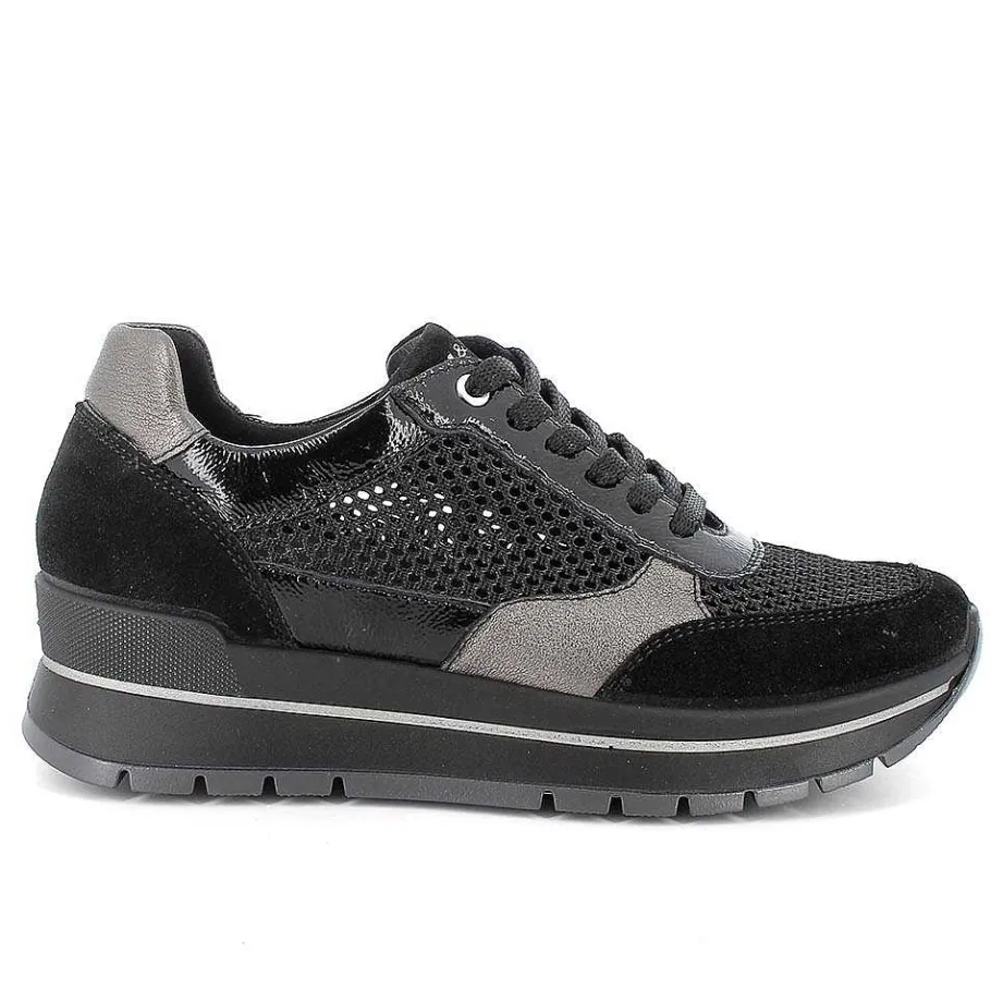 Woman Igi&Co Sneakers-Black Women'S Sneakers