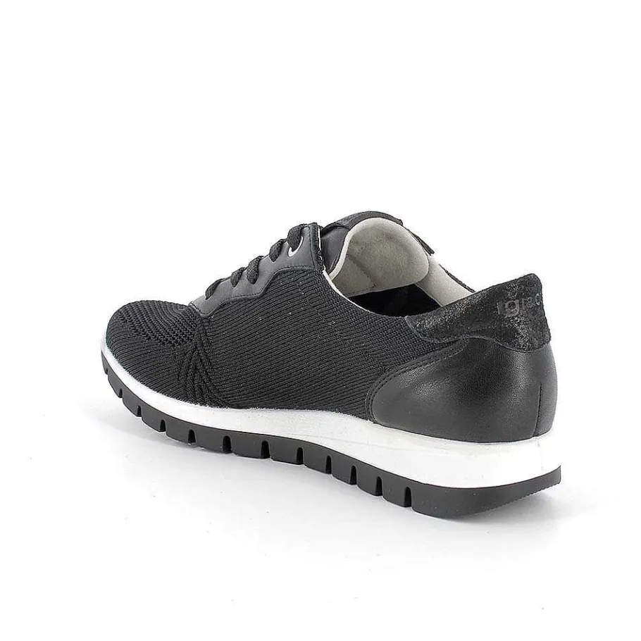 Woman Igi&Co Sneakers-Black Women'S Sneakers
