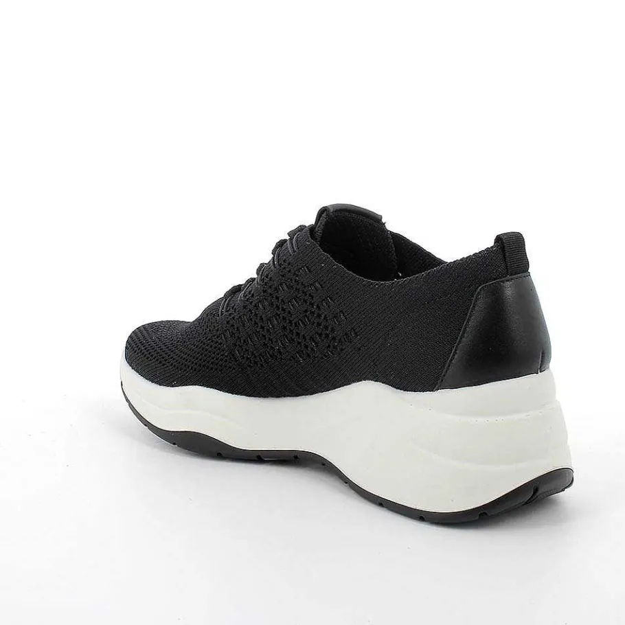 Woman Igi&Co Wedges-Black Women'S Wedge Sneakers