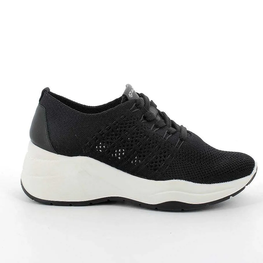 Woman Igi&Co Wedges-Black Women'S Wedge Sneakers