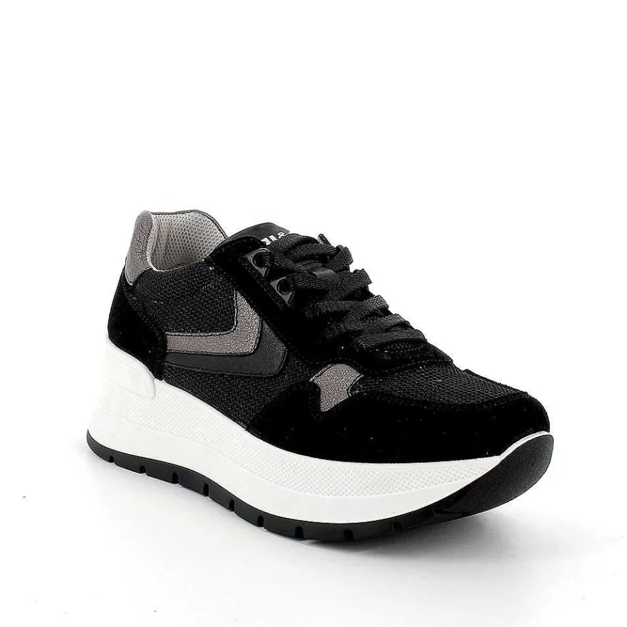 Woman Igi&Co Wedges-Black Women'S Wedge Sneakers