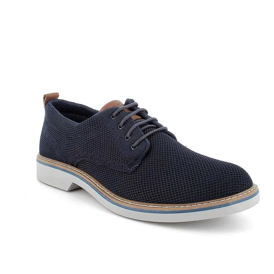 Man Igi&Co Lace Up-Blue Men'S Lace-Ups