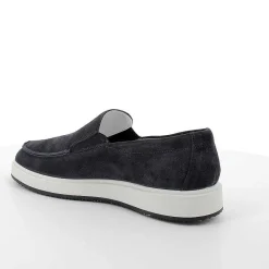 Man Igi&Co Moccasins And Flat Shoes-Blue Men'S Leather Loafers