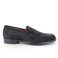 Man Igi&Co Moccasins And Flat Shoes-Blue Men'S Leather Loafers
