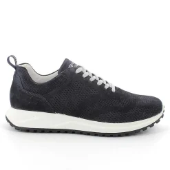 Man Igi&Co Sneakers-Blue Men'S Leather Sneakers