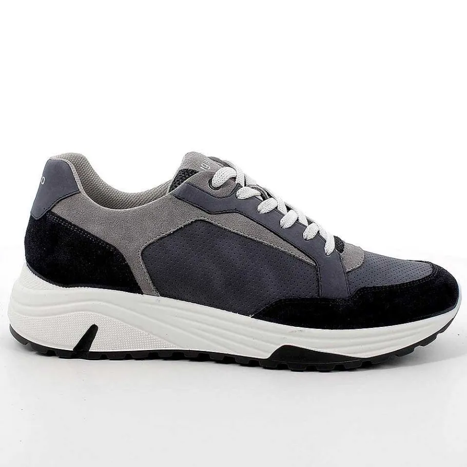 Man Igi&Co Sneakers-Blue Men'S Sneakers