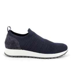 Man Igi&Co Moccasins And Flat Shoes-Blue Men'S Sock Sneakers