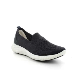 Woman Igi&Co Moccasins And Slip Ons-Blue Women'S Sock Sneakers