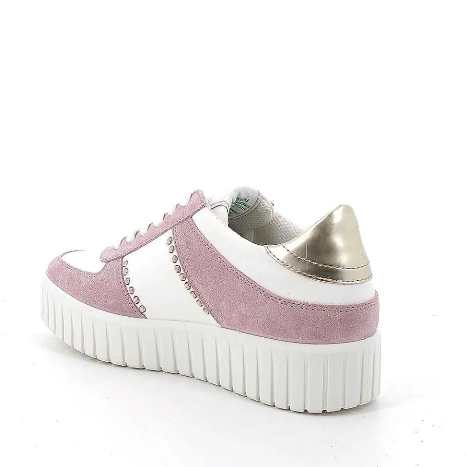 Woman Igi&Co Eco-Sustainable Shoes-Chiffon-White Women'S Leather Sneakers