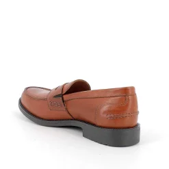 Man Igi&Co Moccasins And Flat Shoes-Cognac Men'S Leather Loafers