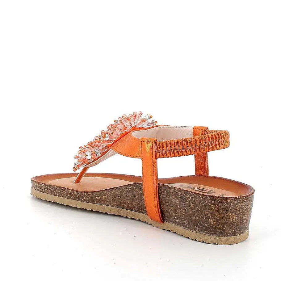 Woman Igi&Co Sandals And Flip Flops-Coral Women'S Flip Flop Sandals