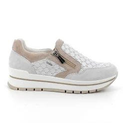 Woman Igi&Co Sneakers-Crystal-Silver Women'S Leather Sneakers