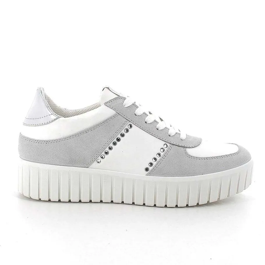 Woman Igi&Co Eco-Sustainable Shoes-Crystal-White Women'S Leather Sneakers