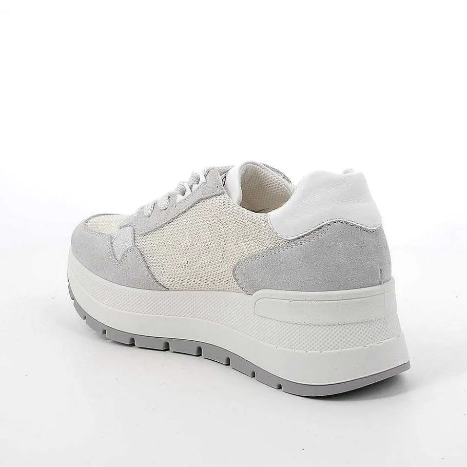 Woman Igi&Co Wedges-Crystal-White Women'S Wedge Sneakers