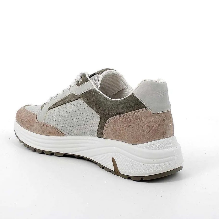 Man Igi&Co Sneakers-Dark Beige Men'S Sneakers