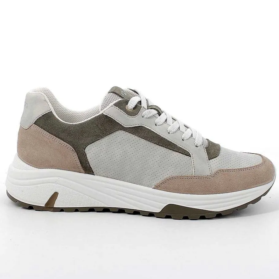 Man Igi&Co Sneakers-Dark Beige Men'S Sneakers