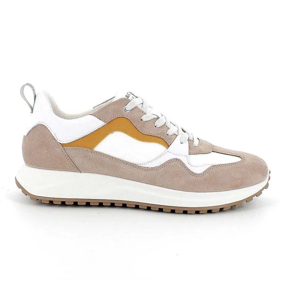 Man Igi&Co Sneakers-Dark Beige Men'S Sneakers