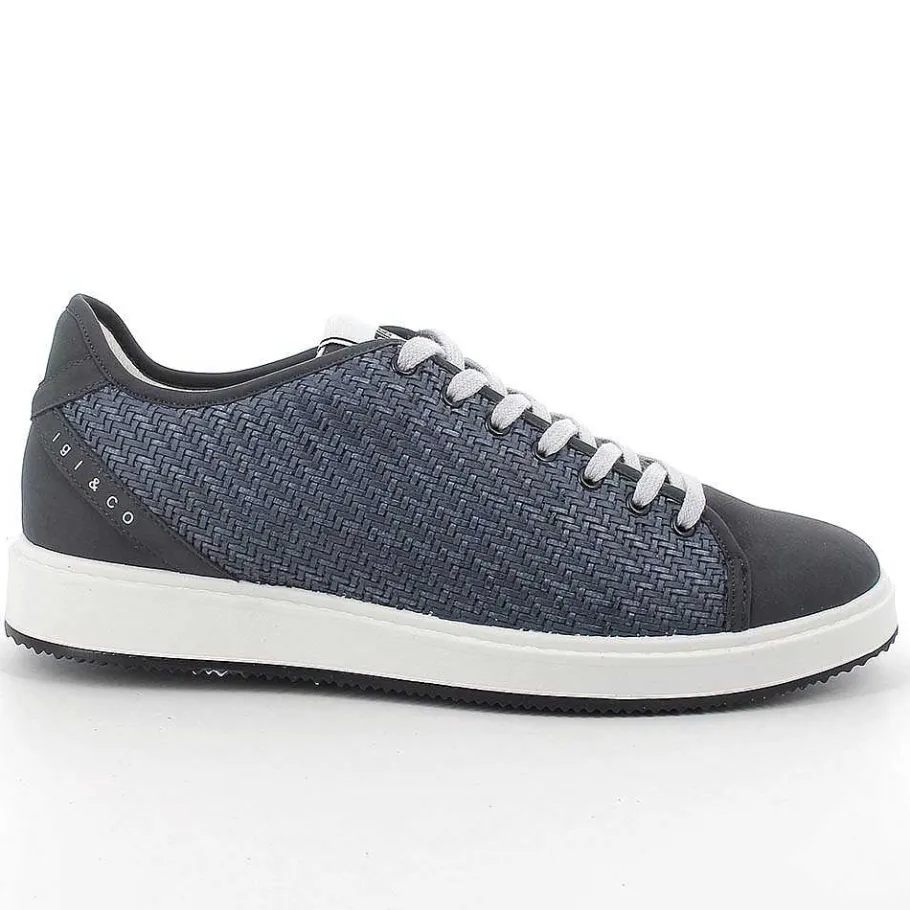 Man Igi&Co Sneakers-Dark Blue Men'S Sneakers