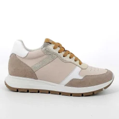 Woman Igi&Co Sneakers-Ecru-Mink Women'S Leather Sneakers