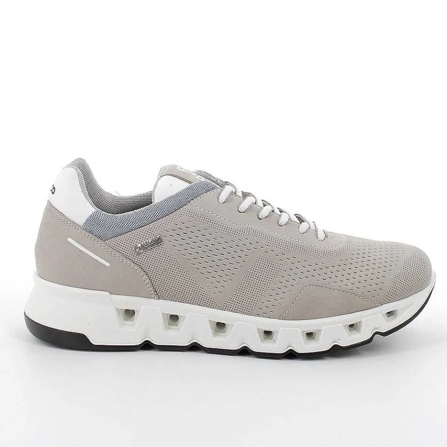 Man Igi&Co Sneakers-Gore-Tex Surround Leather Sneakers For Men Bone
