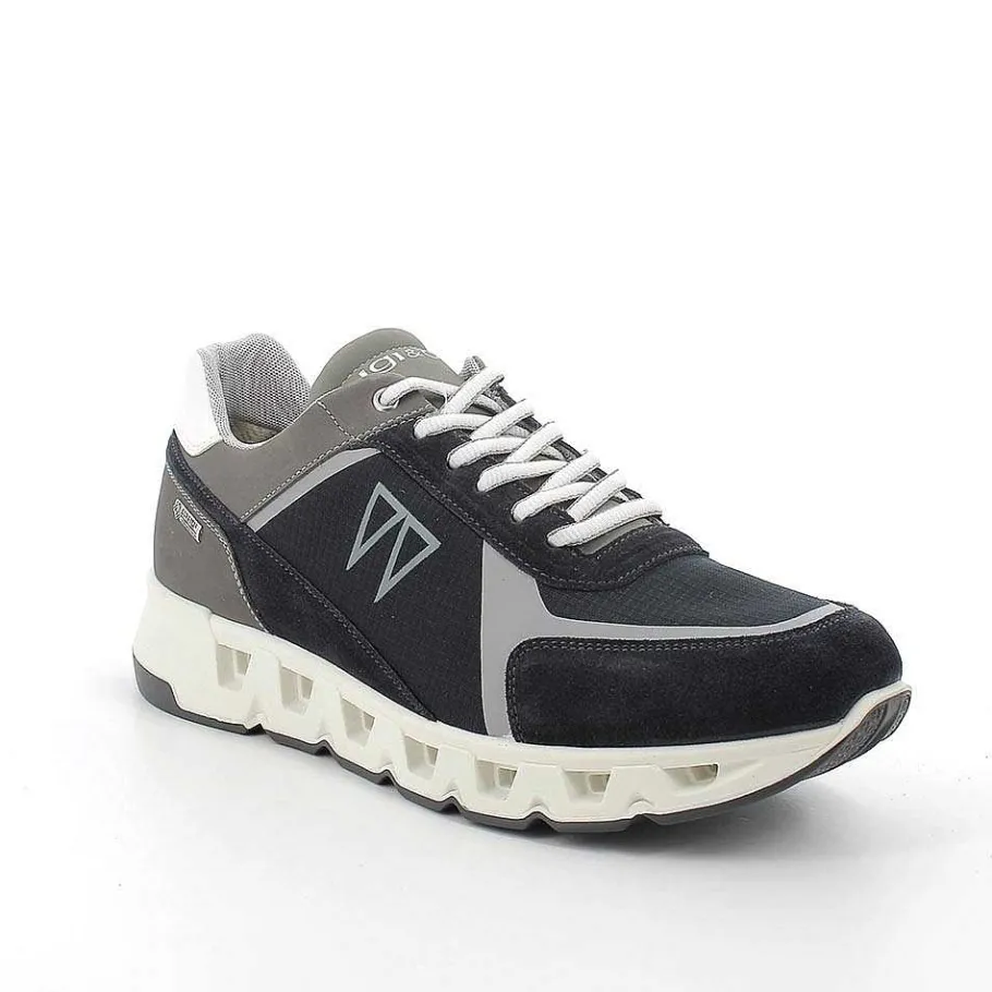 Man Igi&Co Sneakers-Gore-Tex Surround Sneakers For Men Navy
