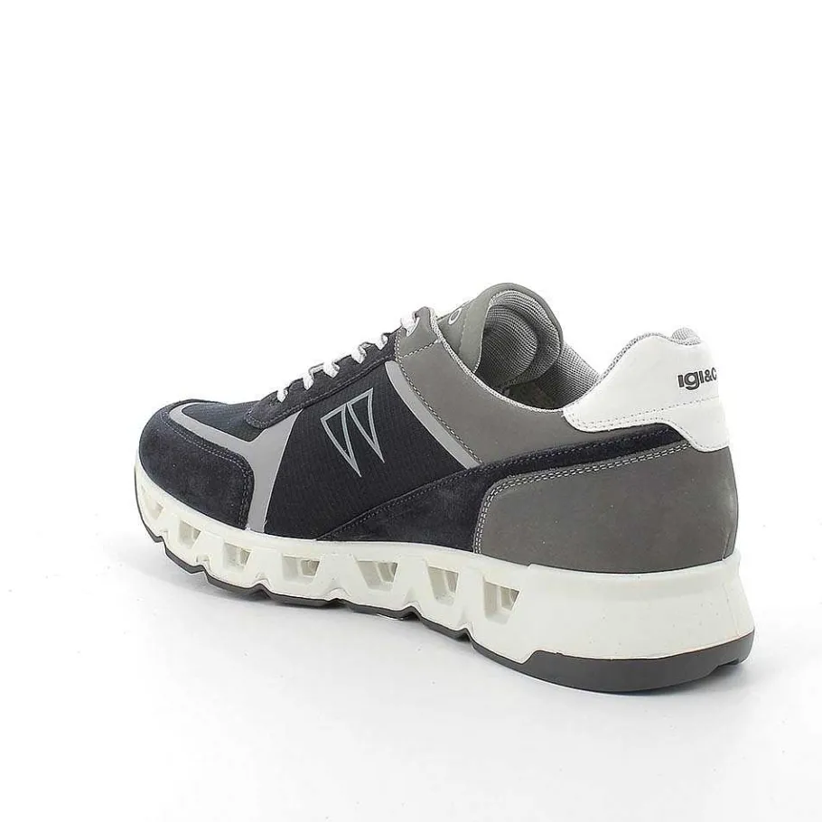 Man Igi&Co Sneakers-Gore-Tex Surround Sneakers For Men Navy