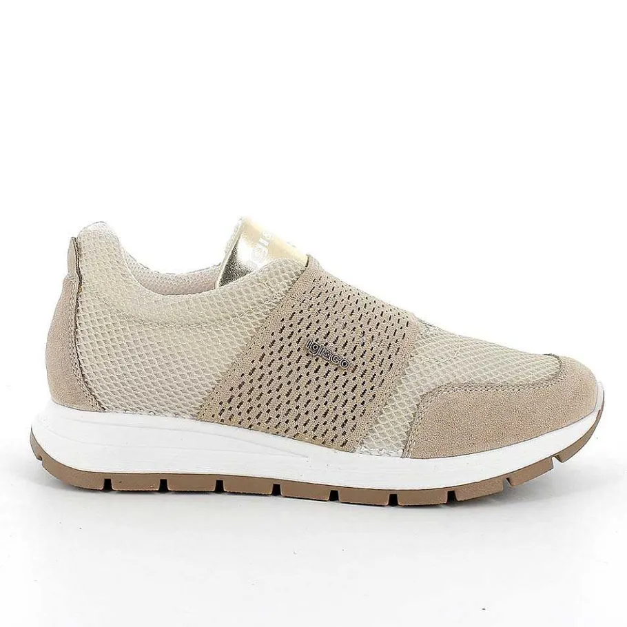 Woman Igi&Co Moccasins And Slip Ons-Ivory Women'S Slip On