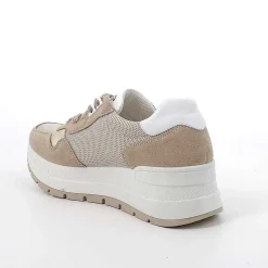 Woman Igi&Co Wedges-Ivory-Beige Women'S Wedge Sneakers