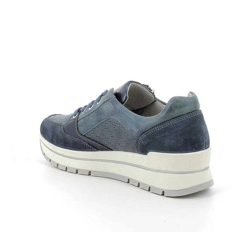 Woman Igi&Co Sneakers-Jeans-Avio Women'S Leather Sneakers