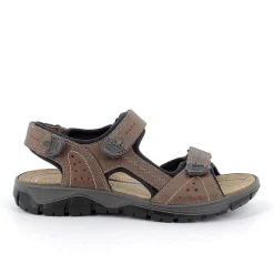 Man Igi&Co Sandals-Light Mud Men'S Leather Sandals