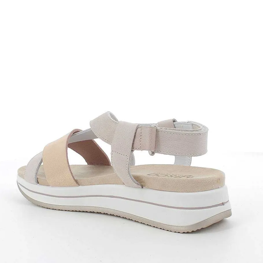Woman Igi&Co Sandals And Flip Flops-Light Pink Women'S Leather Sandal