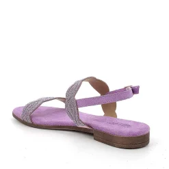 Woman Igi&Co Sandals And Flip Flops-Lilac Women'S Leather Sandals