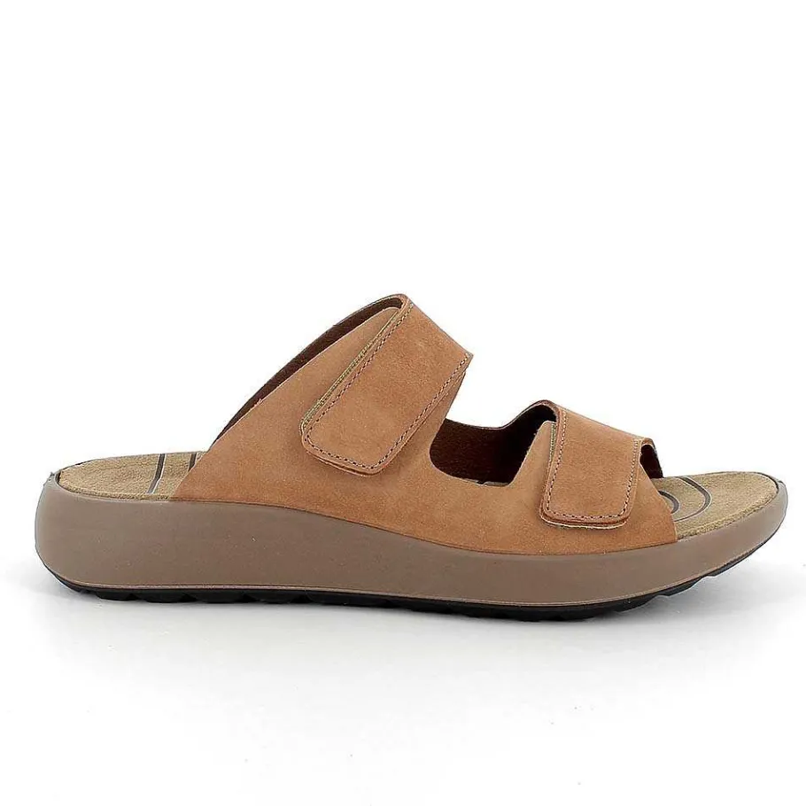 Man Igi&Co Eco-Sustainable Shoes-Men'S Leather Sandals Tan