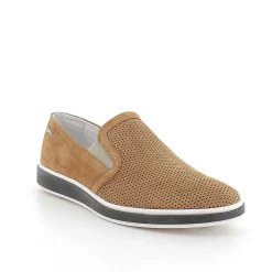 Man Igi&Co Moccasins And Flat Shoes-Men'S Leather Slip On Tan